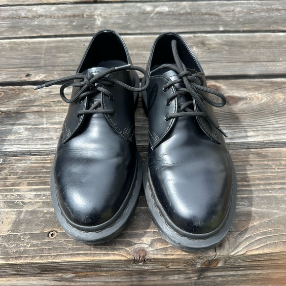 Doc Martens 1461 MONO SMOOTH LEATHER OXFORD SHOES M7 - Picture 3 of 5